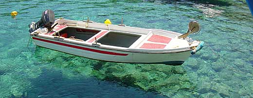 Crystal clear waters...