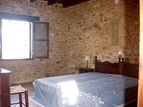 The spacious bedrooms